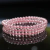 The 15-year-old store's White Jade crystal Pearl Treasure Strawberry Crystal 4mm with three rings details Picture